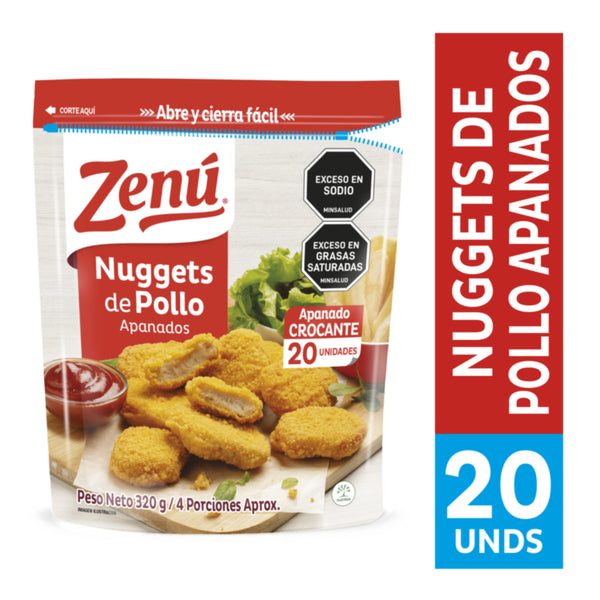 NUGGETS ZENU 320G POLLO